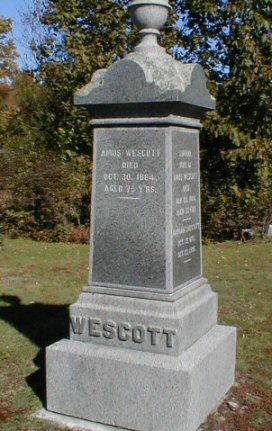 Amos Westcott Monument